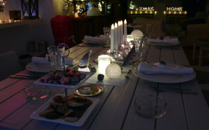 table decoration, light, new year, christmas, xmas, festival, advent, deco, feast, food, romantic, atmosphere, cozy