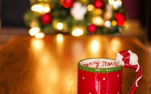 christmas, xmas, still life, tree, hot chocolate, hot cocoa, cookies, holiday, cup, cozy, warm, festive, season