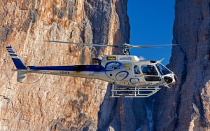 вертолет, воздушный транспорт, полёт, скалы, эликос, небо, авиация