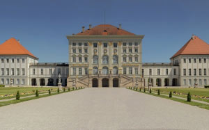 Дворец Нимфенбург, замок, барокко, дворец, Мюнхен, Бавария, Германия