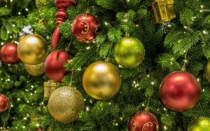 рождество, дерево, сияющий, украшение, новогодняя елка, ёлочные шары, елочные украшения, новогодний, рождественский мотив, блеск, рождественское время, с рождеством, фон, новый год