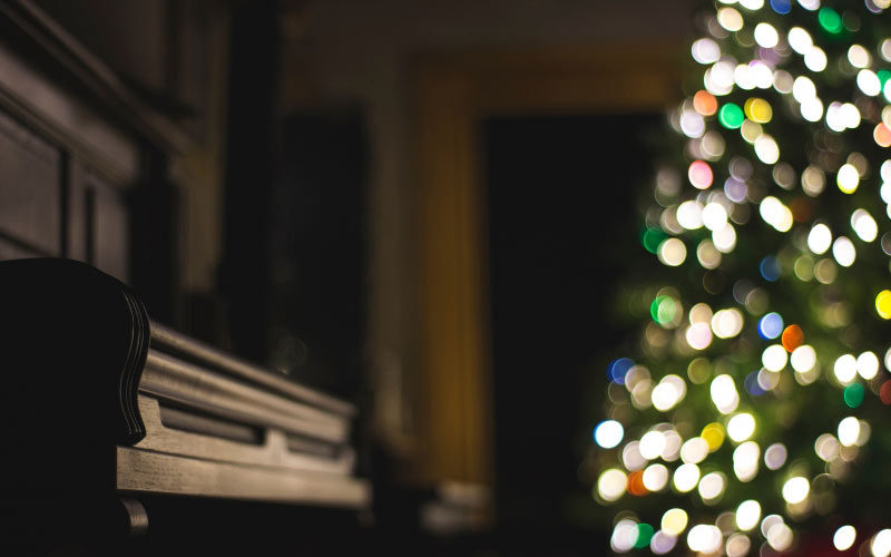 lights, bokeh, night, color, piano, darkness, xmas, christmas, lighting, christmas lights, christmas tree, christmas decoration, new year