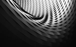 abstract, black and white, spiral, wave, building, pattern, line, black, monochrome, circle, design, symmetry, shape, background