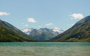 panorama, middle multinskoe lake, panoramic view, ust-koksinsky district, altai republic, nature, landscape, mountains, lake, middle earth, lotr, the lord of the rings