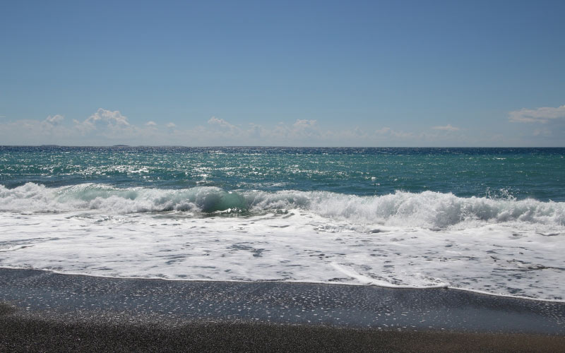 вода, океан, природа, пляж, волна, греция, крит, море, лето, небо, голубой