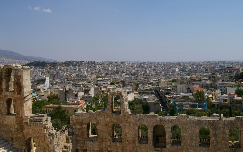 athens, greece, panorama, hellenic, history, acropolis, houses, landmark, greek, ancient