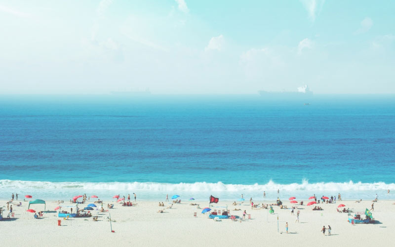 beach, sea, coast, sand, ocean, people, horizon, sky, shore, wave, vacation, bay, ship, relax, summer
