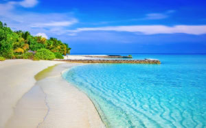 scenic, view, beach, exotic, holiday, horizon, landscape, leisure, resort, nature