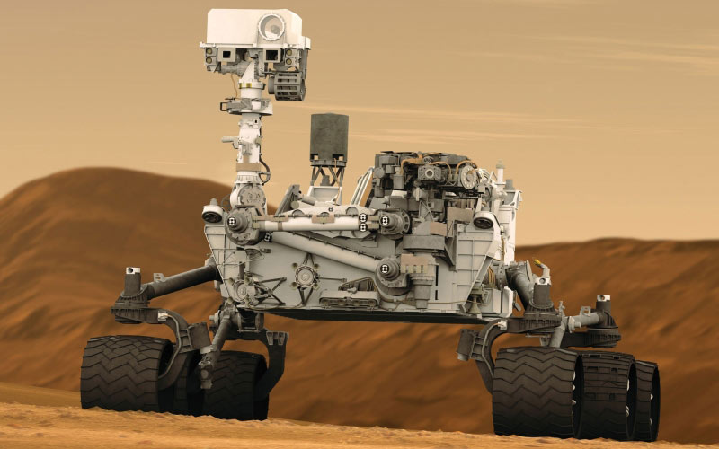 technology, cosmos, vehicle, space, nasa, curiosity, science, robot, planet, mars, rover, martian surface