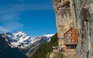 ресторан, аппенцелль-иннерроден, швейцария, горы, пейзаж