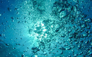 море, вода, дайвинг, под водой, пузырьки, воздух
