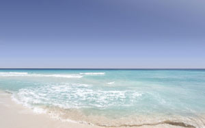 пляж, горизонт, природа, океан, песок, море, морской пейзаж, берег, небо, вода, синий, лето, волны, каникулы, береговая линия