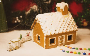 gingerbread house, xmas, christmas, new year, holiday, christmas decoration
