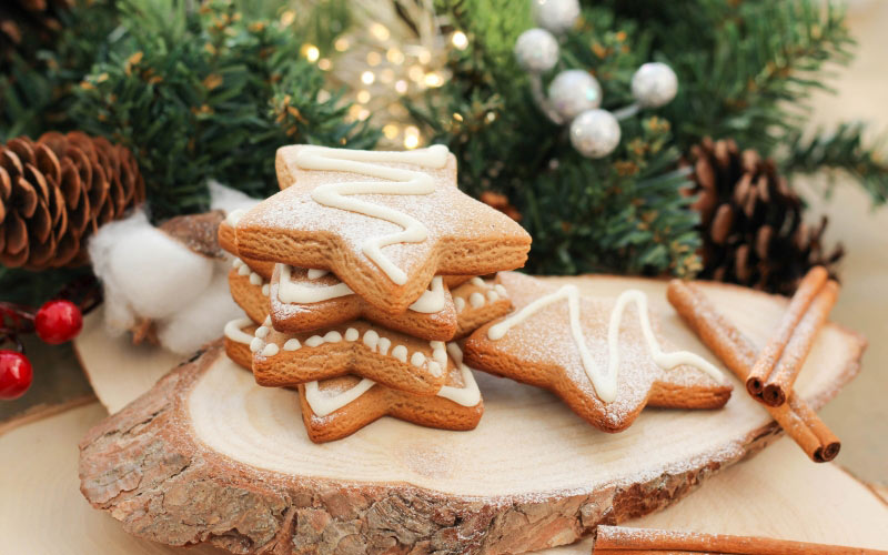 christmas, xmas, gingerbread, cookies, new year, wood, evergreen, christmas decoration, dessert, conifer, sweetness, holiday, fir, pine, food, crackers, snack