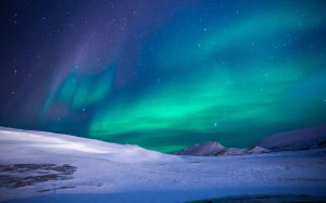 scenic, view, dramatic, sky, winter, arctic, aurora, aurora borealis, nature, ice, snow, north, mountains