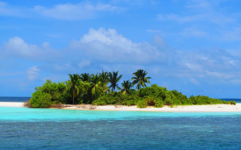 beach, landscape, sea, coast, nature, ocean, sky, shore, vacation, island, caribbean, tropics, maldives