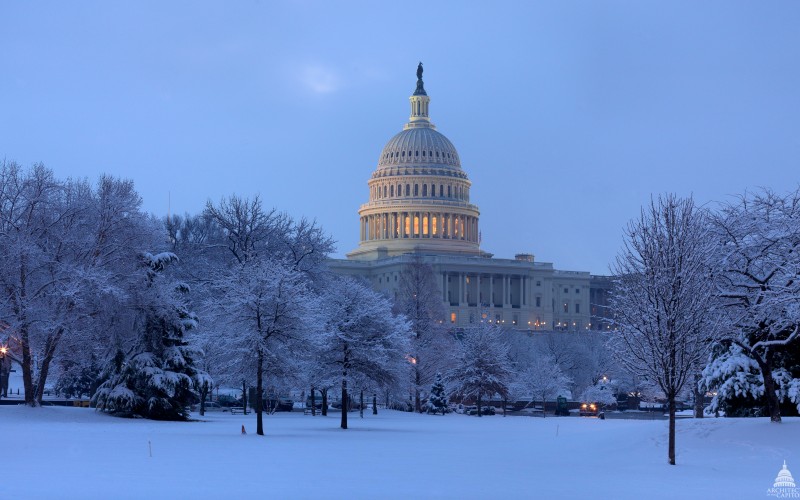 winter, city, architecture, usa, amerika, snowy, capitol, building, washington, d.c.