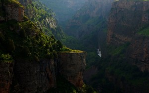 landscape, nature, forest, rock, mountains, river, valley, mountain range, cliff, jungle, canyon