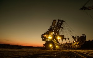 sunset, tractor, night, dusk, transport, evening, construction, vehicle, industry, construction site, grader, excavator, dig, big, technique, equipment, machinery, building, heavy