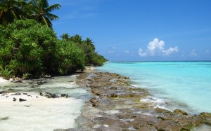 beach, sea, coast, sand, ocean, sky, sunny, shore, waves, summer, vacation, cove, holiday, lagoon, bay, island, relaxation, hot, caribbean, palms, tropics, islet, maldives