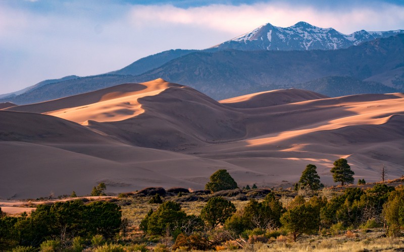 dunes, summer, sand, nature, landscape, nature, mountains