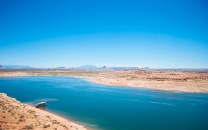 water, sky, sand, nature, landscape, plains, soil, river, boat, horizon, blue, brown, scenics, outdoors, land, travel