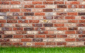 bricks, pattern, background, wall, cement, grass, stone, textures