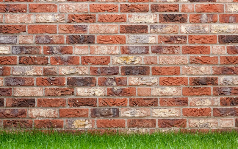 bricks, pattern, background, wall, cement, grass, stone, textures