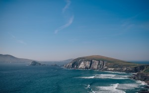 beach, landscape, sea, coast, ocean, mountains, sky, shore, waves, coastline, cliffs, bay, islands, terrain, water, cape