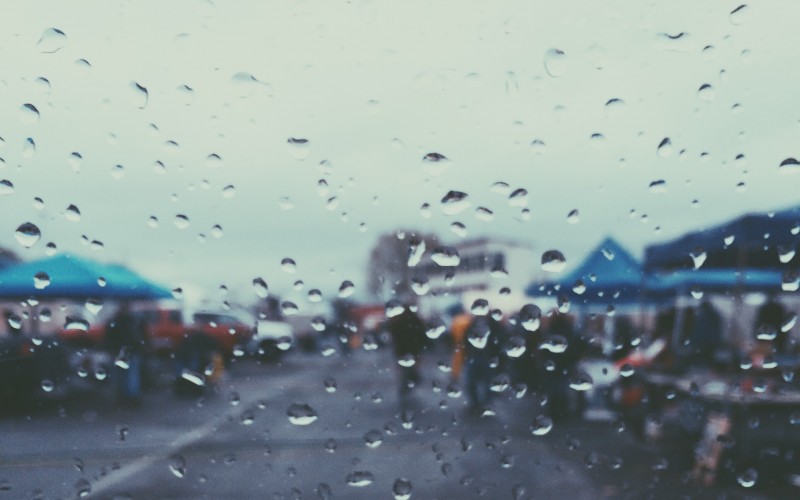 blur, rain, glass, raindrops, weather, cloudy, window