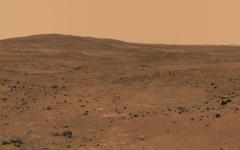 mars, panorama, husband hill, nasa, mars, rover spirit, space, cosmos, planet, landscape