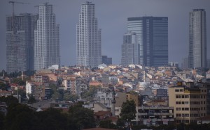 metropolis, city, skyscrapers, buildings, cityscape, landscape, architecture, istanbul, turkey