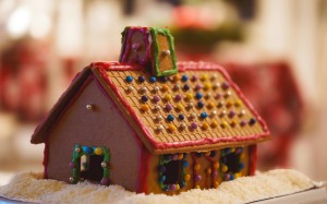 christmas, xmas, new year, holidays, food, gingerbread house, house, cake, baked, sweetness, dessert, gingerbread, snack