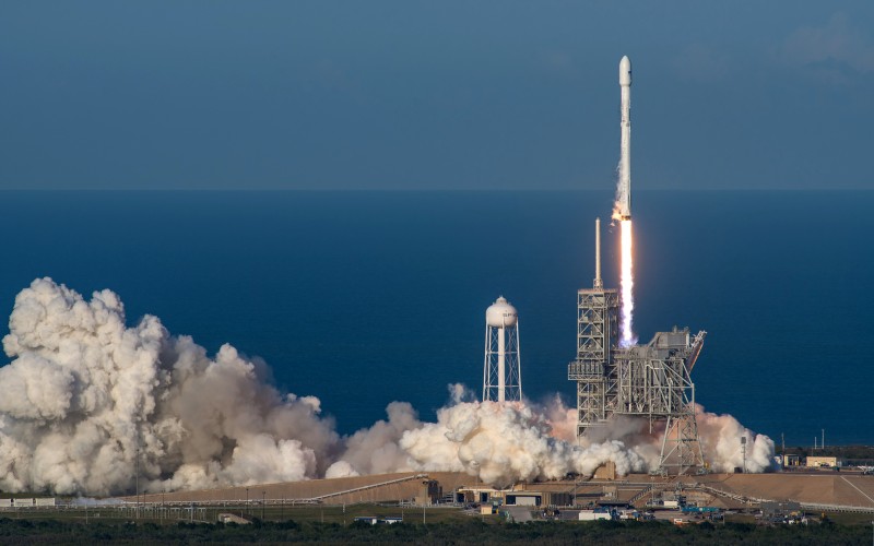 ses-10, falcon 9, flight, rocket, kennedy space center, cape canaveral, space, technology, cosmos, launch, 