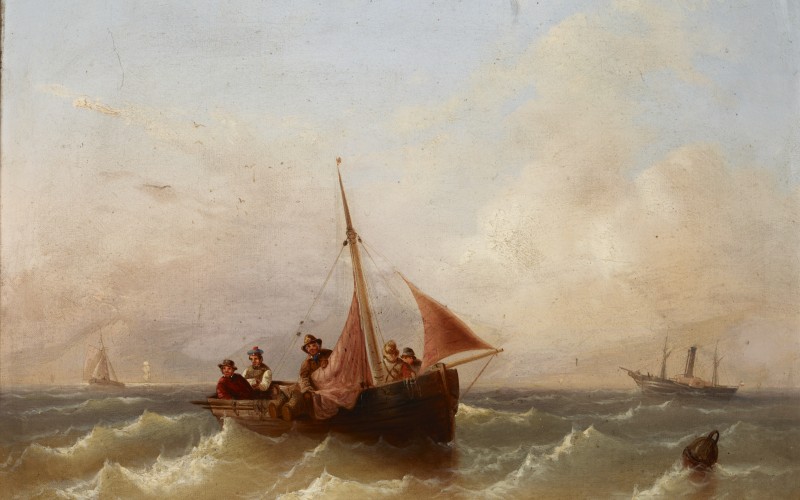 эдуард шмидт, море, морской пейзаж, пейзаж, живопись, искусство, арт