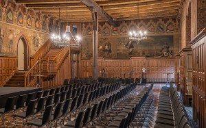 göttingen, интерьер, старый, ратуша, гёттинген, нижняя саксония, германия, зал, архитектура