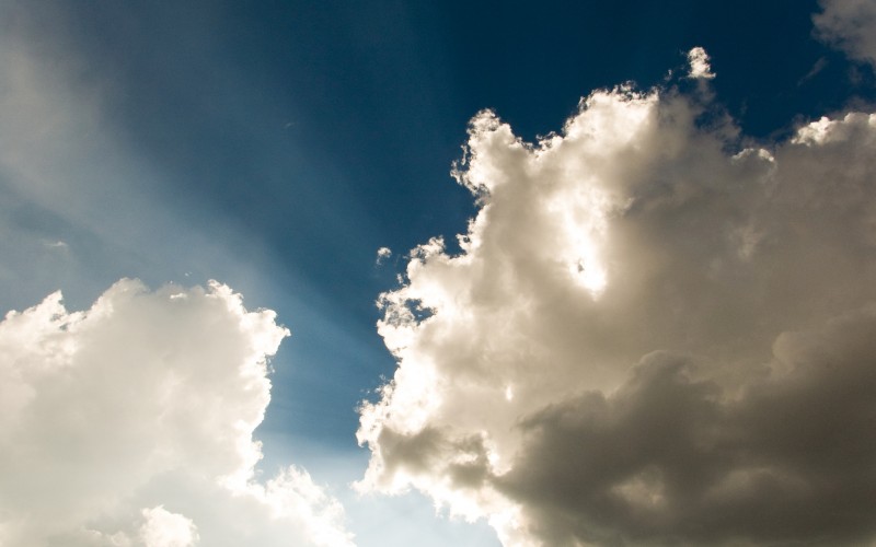 clouds, sky, daytime, cumulus clouds