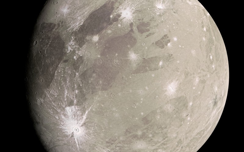 ganymede, juno, space, cosmos, planet, satellite