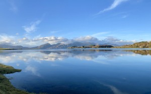 nature, landscape, lake, sky, blue sky, bay, water