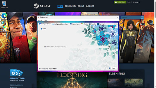 Desktop Lux Screenshot